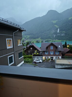 Blick von der Unterkunft