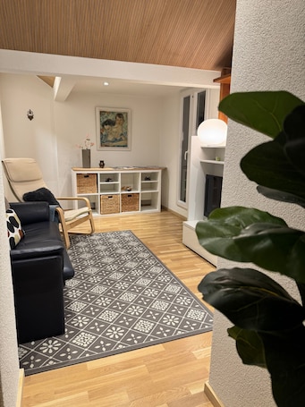 Interior. “Wake Up to Lake & Mountain Views with a Magical Summer Waterfall”