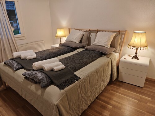 “Wake Up to Lake & Mountain Views with a Magical Summer Waterfall”