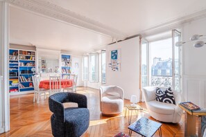 Interior - Top Floor Gem with Eiffel Tower View (Paris)