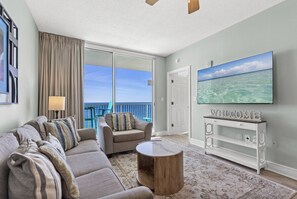 Condo, Multiple Beds (Majestic Beach Towers 2-1704) | Living area - Majestic Beach Towers 2-1704 (Panama City Beach)