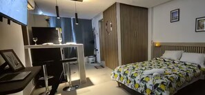 1 bedroom, WiFi, bed sheets - Apartment for rent near the sea in Bocagrande (Cartagena de Indias)