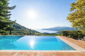 Inomhuspool och utomhuspool