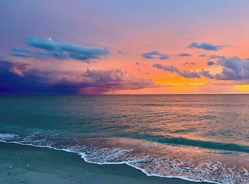 Modern 3/2 condo on Little Gasparilla Island, ferry, pool and golf cart included