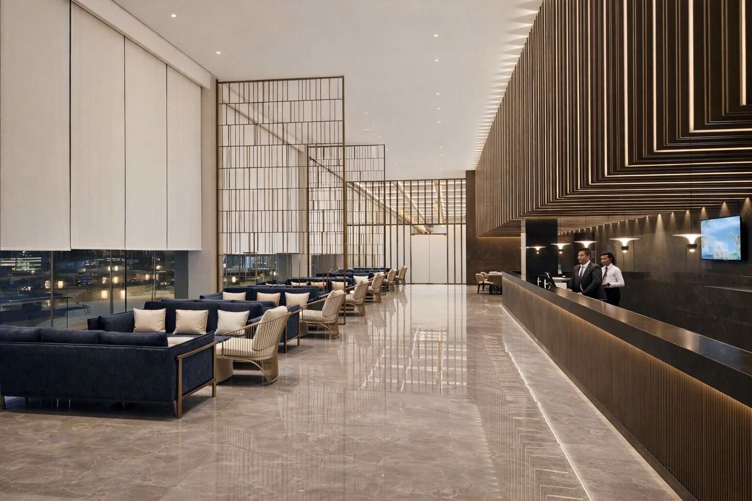 Lobby sitting area