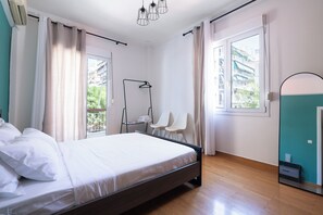 2 chambres, fer et planche à repasser, Wi-Fi, draps fournis