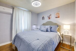 1 Schlafzimmer, Schreibtisch, Bügeleisen/Bügelbrett, WLAN