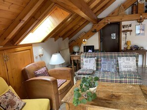 Living area - 300m from ski slopes, 3rd floor, balcony, ski locker, 38m², Valloire (Valloire)