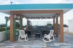 Terrace/patio - Lovely apartment with a pool (Cerros de la Bahia)