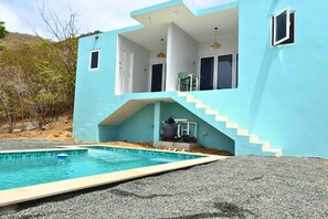 Outdoor pool - Santirome 2 - Quiet Caribbean Studio for Couples (Westpunt)