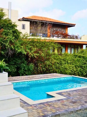 Outdoor pool - Westpunt Villa  l 2BR Near Turtle Beach (Westpunt)