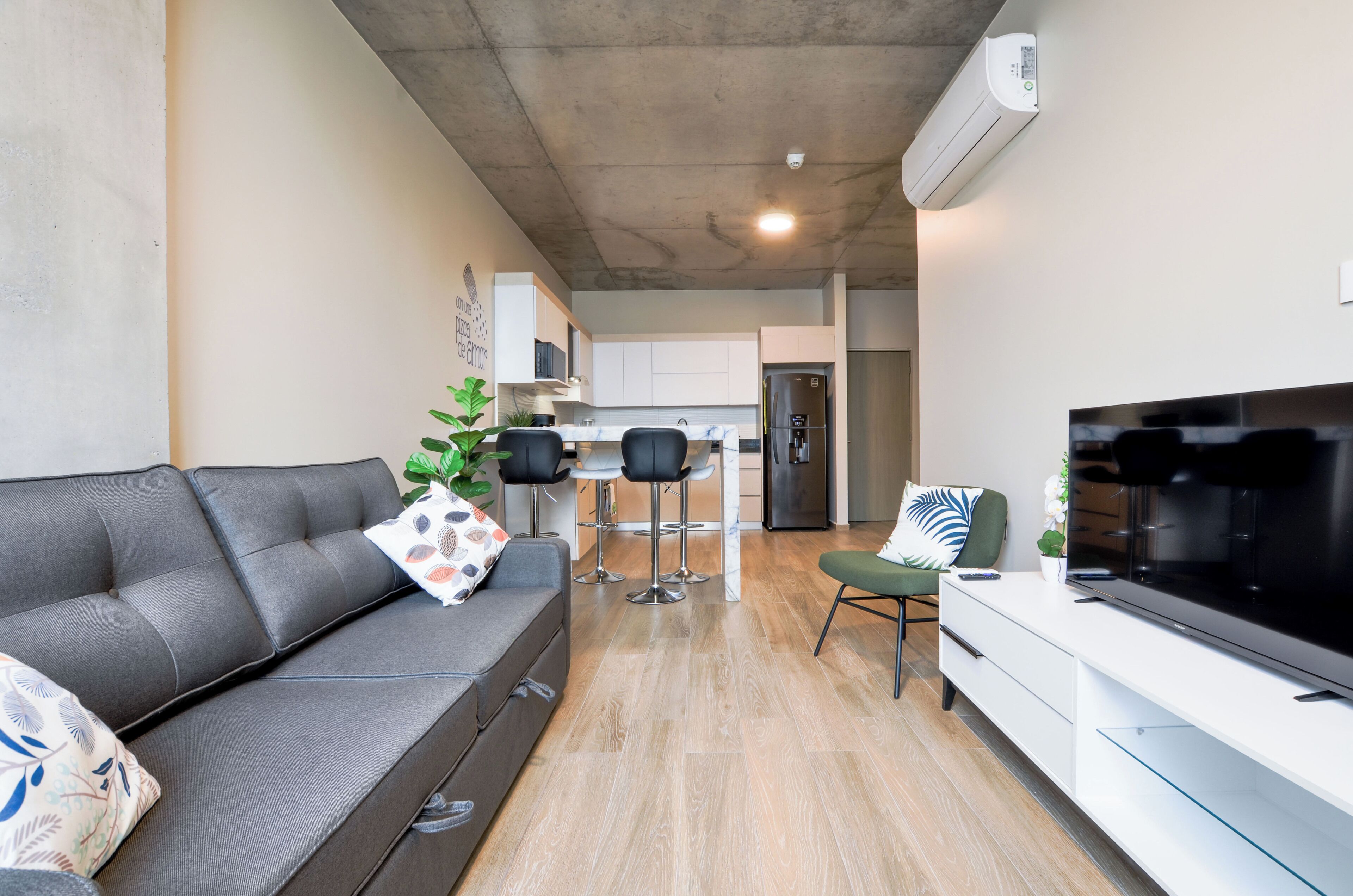 City Suite, City View | Living area | 60-inch Smart TV with digital channels, streaming services