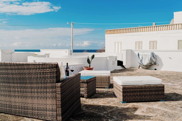 Terrace/patio - Respiro del Mare by Casa di Marco (Conchiglie-Alto Lido)