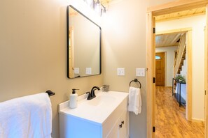 Interior - 100 Private Acres + Mountain Views | Dog Friendly Retreat (Jay)