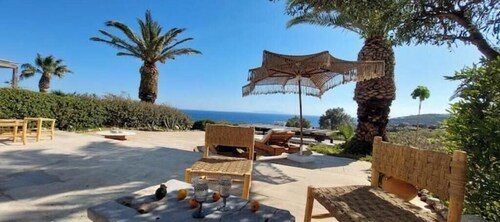 Stairway to Heaven - Your Serene Mykonos Escape with Breathtaking Sea Views
