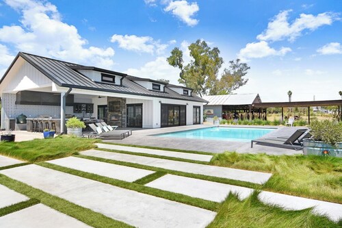 The Carneros Vineyard Estate Pool + Outdoor Kitchen