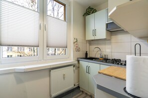 Private kitchen - Silesia Urban Comfort Apartment (Katowice)