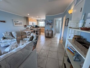 Smart TV, books - Lagoon Views + Pool | 2BR Condo | Easy Beach Access – Orange Beach (Orange Beach)