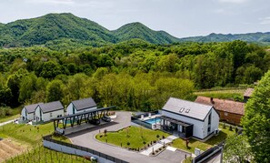 Exterior - Modern home in vineyards with shared sauna (Margečan)