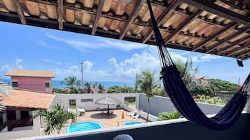 Suíte Quadrupla Superior Vista Mar - Pousada On the Beach - Aquiraz | Vista para praia/oceano