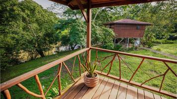 Basic Cabin, River View | Property grounds