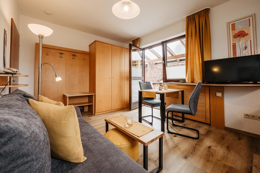 Ruhiges Zweizimmerappartement (35qm) Mit üBerdachtem Südbalkon - Bad Füssing