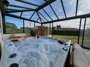 Interior - The atrium house - Swimming pool & spa (Saint-Aunès)