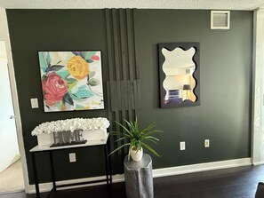 Deluxe Apartment, Balcony, Lake View | Living area - Skyview Haven Stay (Toronto)