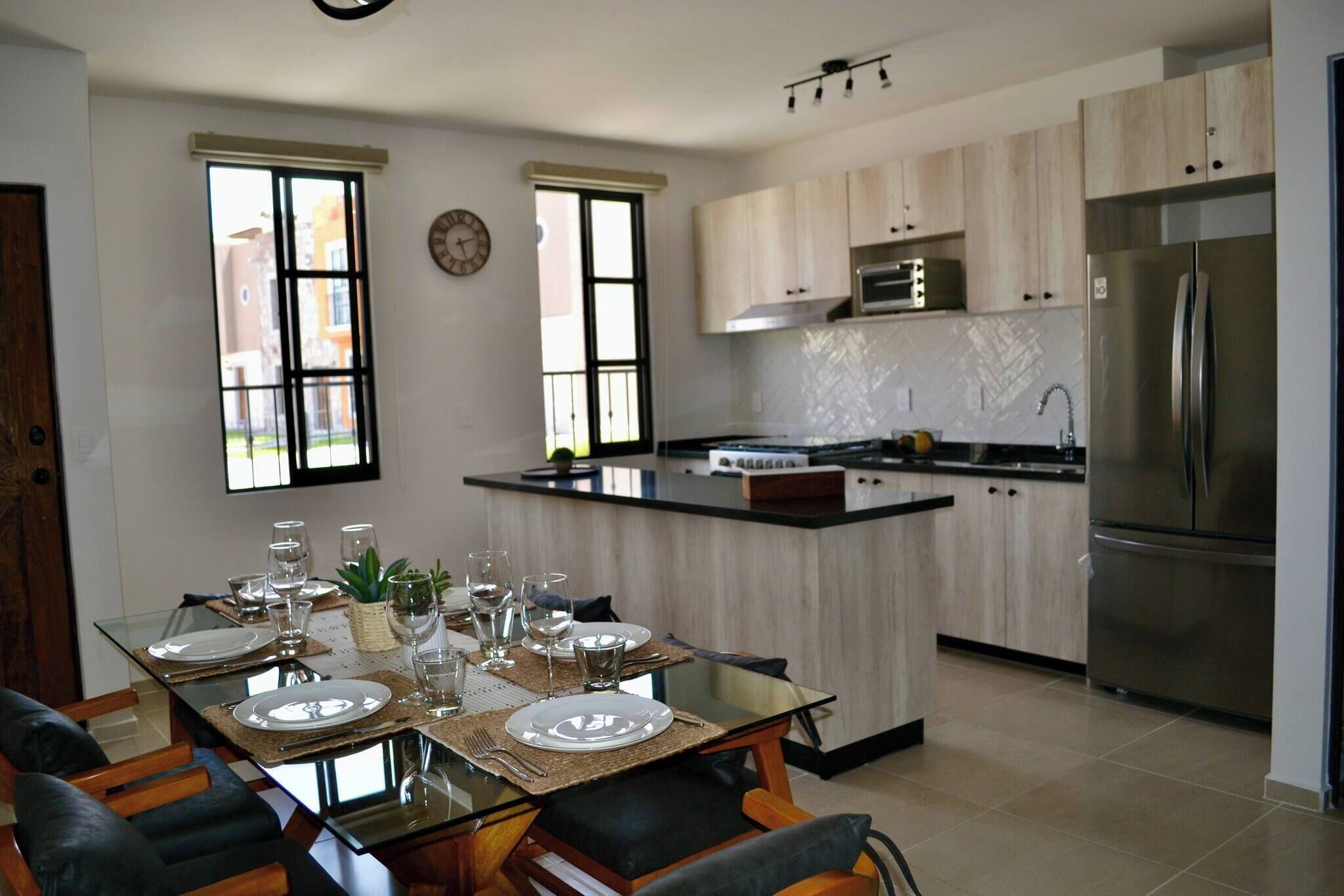 公寓客房, 2 間臥室, 庭院 | 餐廳