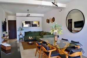 Condo, 2 Bedrooms, Patio | Dining room - Encanto Department We Bill (San Miguel de Allende)