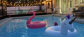 Mediterranean Style 3BR w/ Pool, Fire Pit & Private Suite