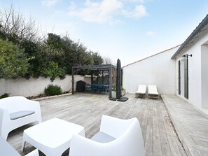Terrace/patio - Renovated Réthaise villa with AC - 8 guests (Saint-Clément-des-Baleines)