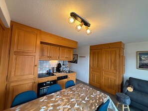 Fridge, oven, dishwasher, toaster - Les Saisies: Cozy T2 apartment, 6 pers, near Légette (Les Saisies)