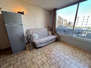 Living area - Practical studio cabin near beach - 4 guests (Cap d'Agde)