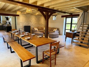 Dining - Cottage with air conditioning - 9 guests (Le Louroux)