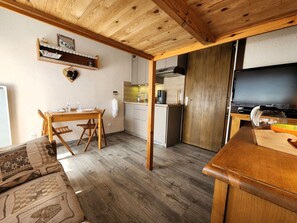 TV - Studio with balcony, pets welcome - 4 guests (Samoëns)