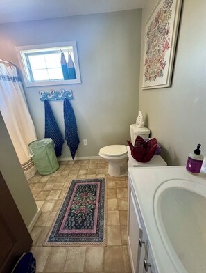 Towels, soap, toilet paper - The Nest at Black Hall (Old Lyme)
