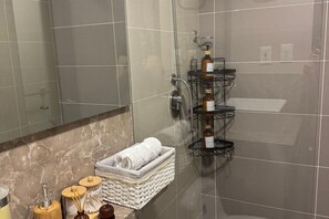 Towels, soap, toilet paper