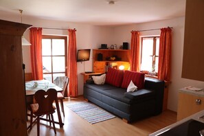 DVD player - Vacation apartment (E) with 1 bedroom and balcony, 1-4 persons (Chieming)
