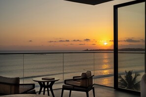 Kamar Quadruple Superior, pemandangan samudra | Halaman properti