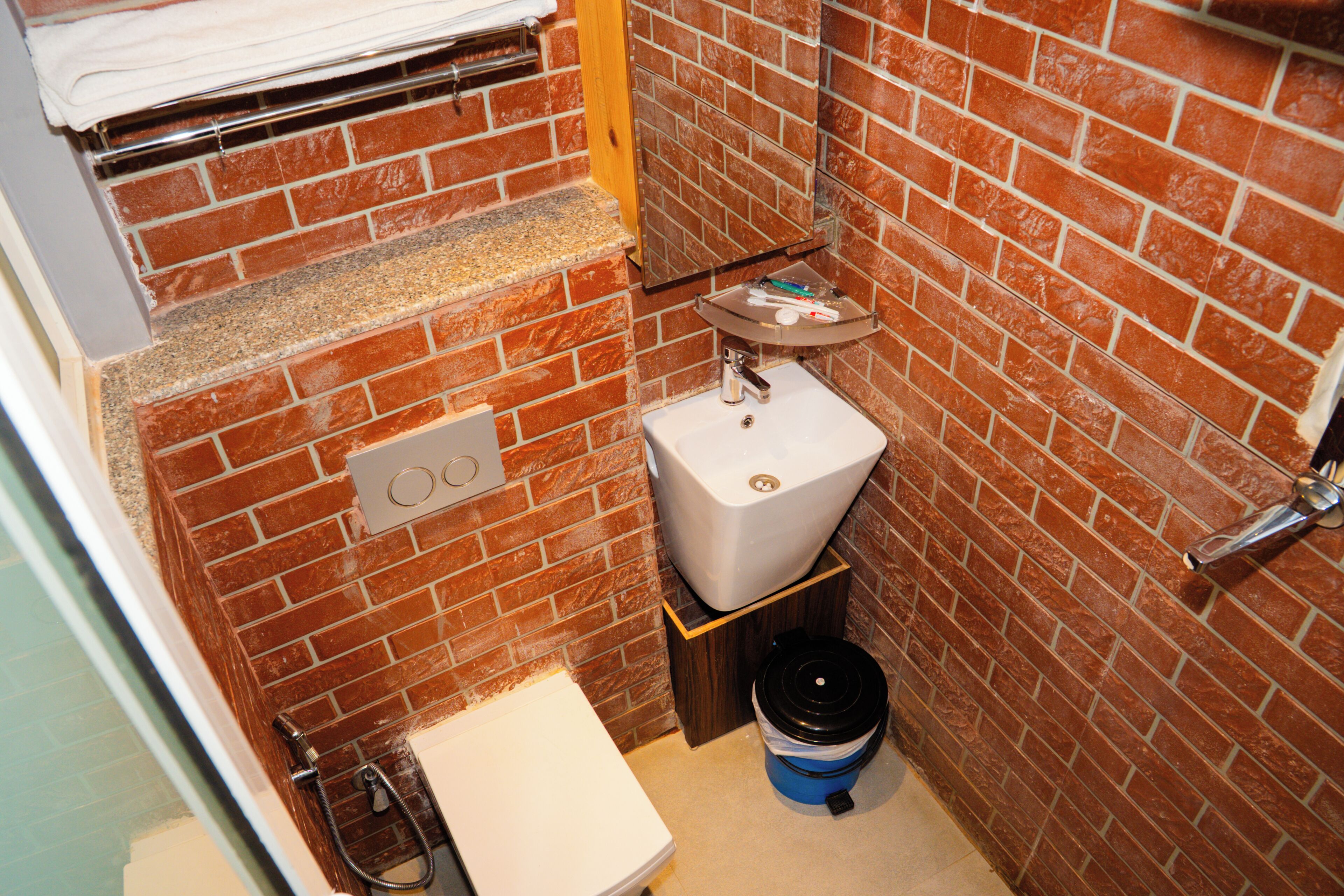 Kamar Twin Deluks, pemandangan kota | Kamar mandi