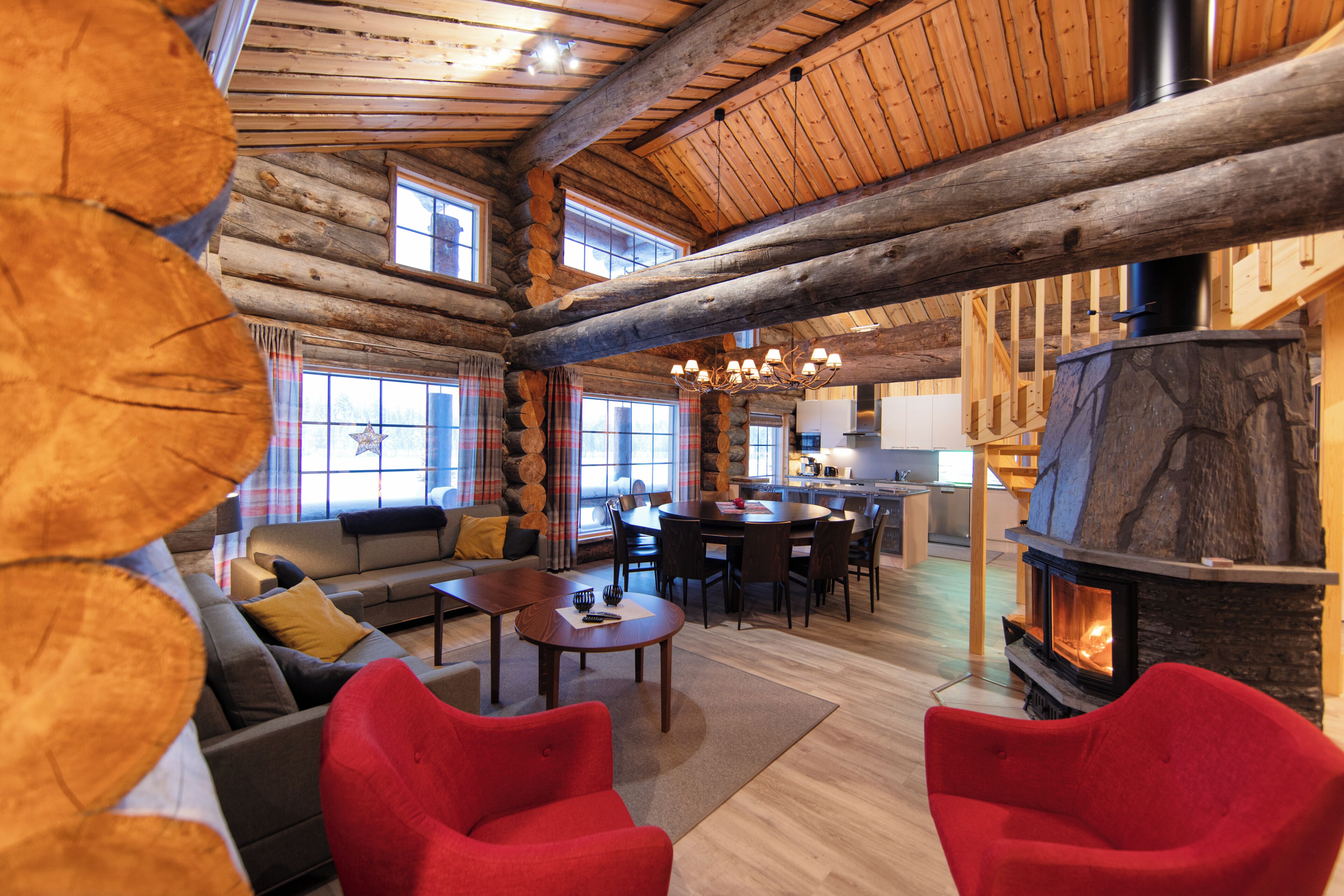 Superior Villa, 6 Bedrooms, Lake View | Living area