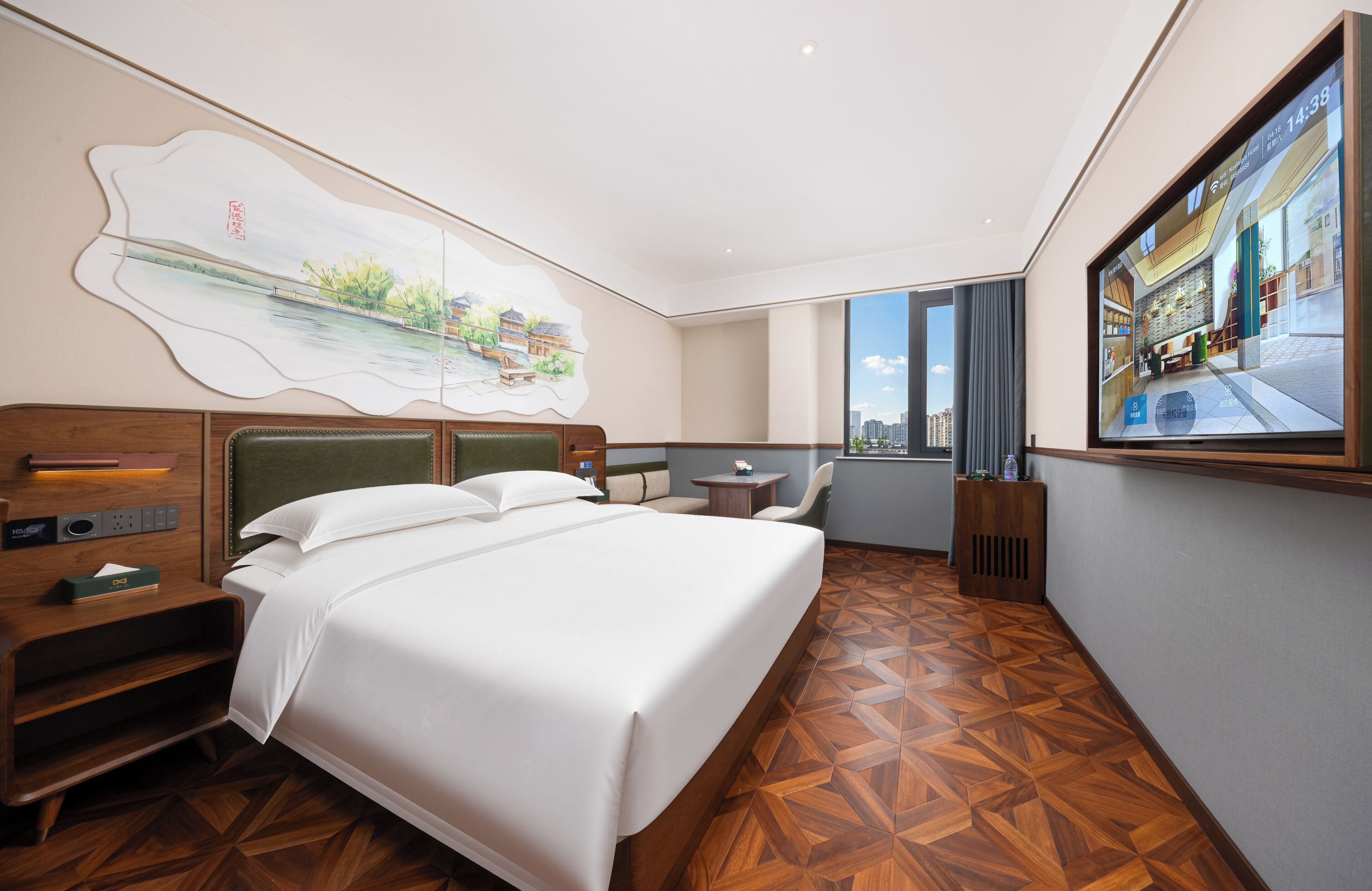 Elite Double Room | Free minibar, desk, laptop workspace, blackout drapes