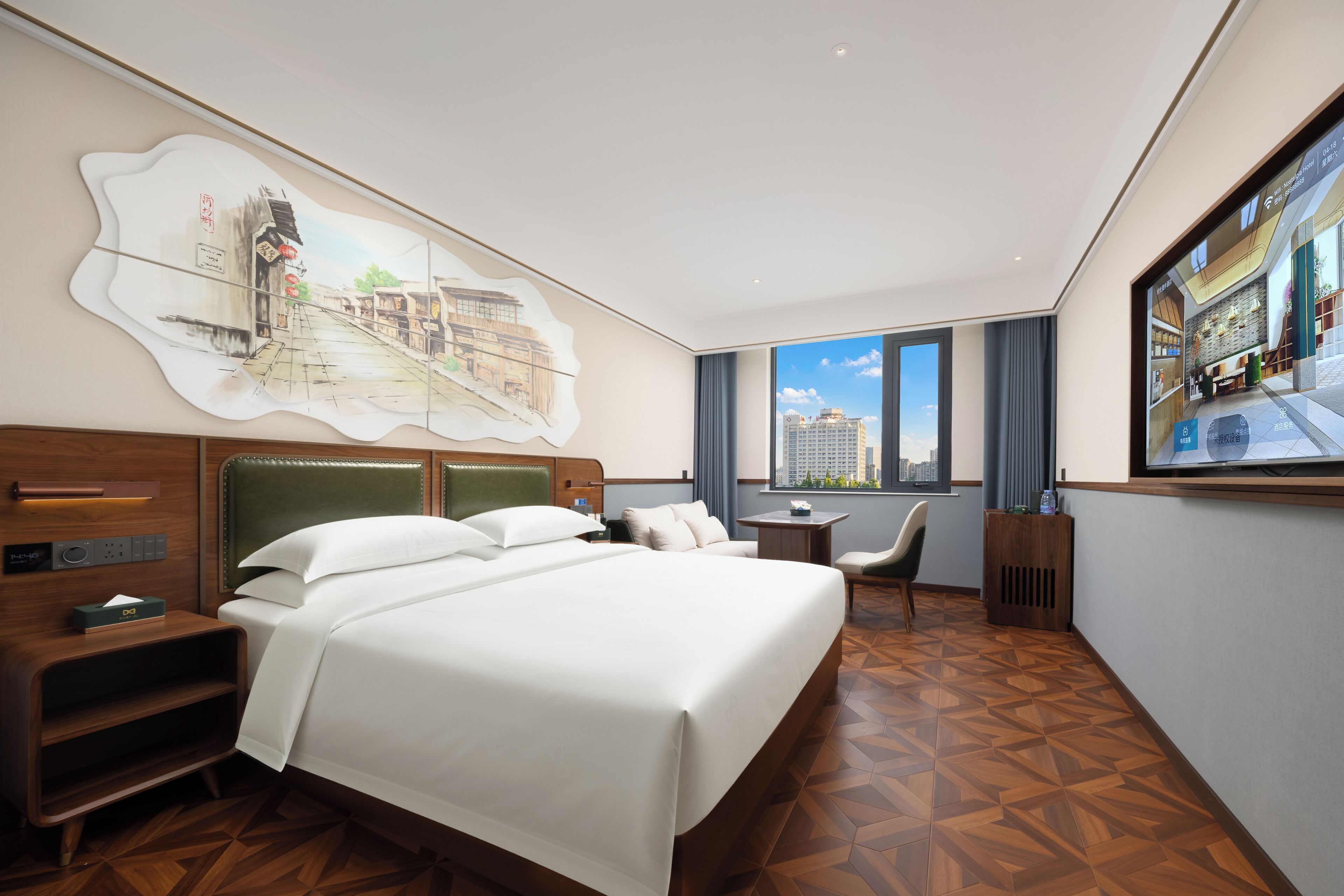 Senior Double Room | Free minibar, desk, laptop workspace, blackout drapes