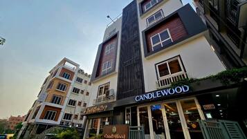 Voorkant van accommodatie