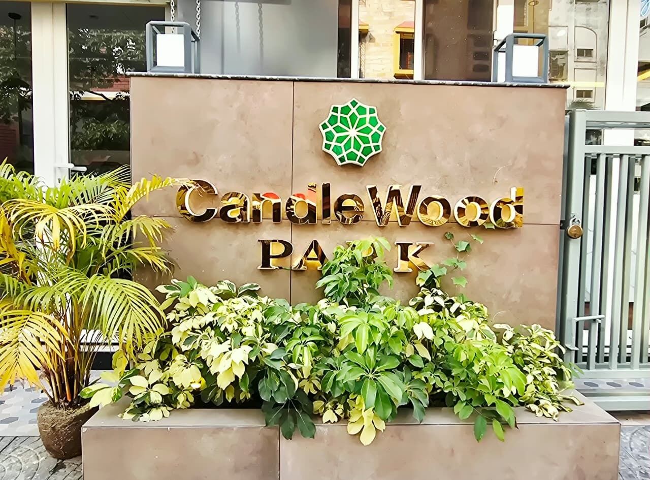 Voorkant van accommodatie