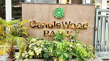 Voorkant van accommodatie