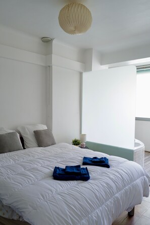 Room - Air-conditioned T3 Sea view, beaches, free parking and shops at the foot of the building (Ajaccio)