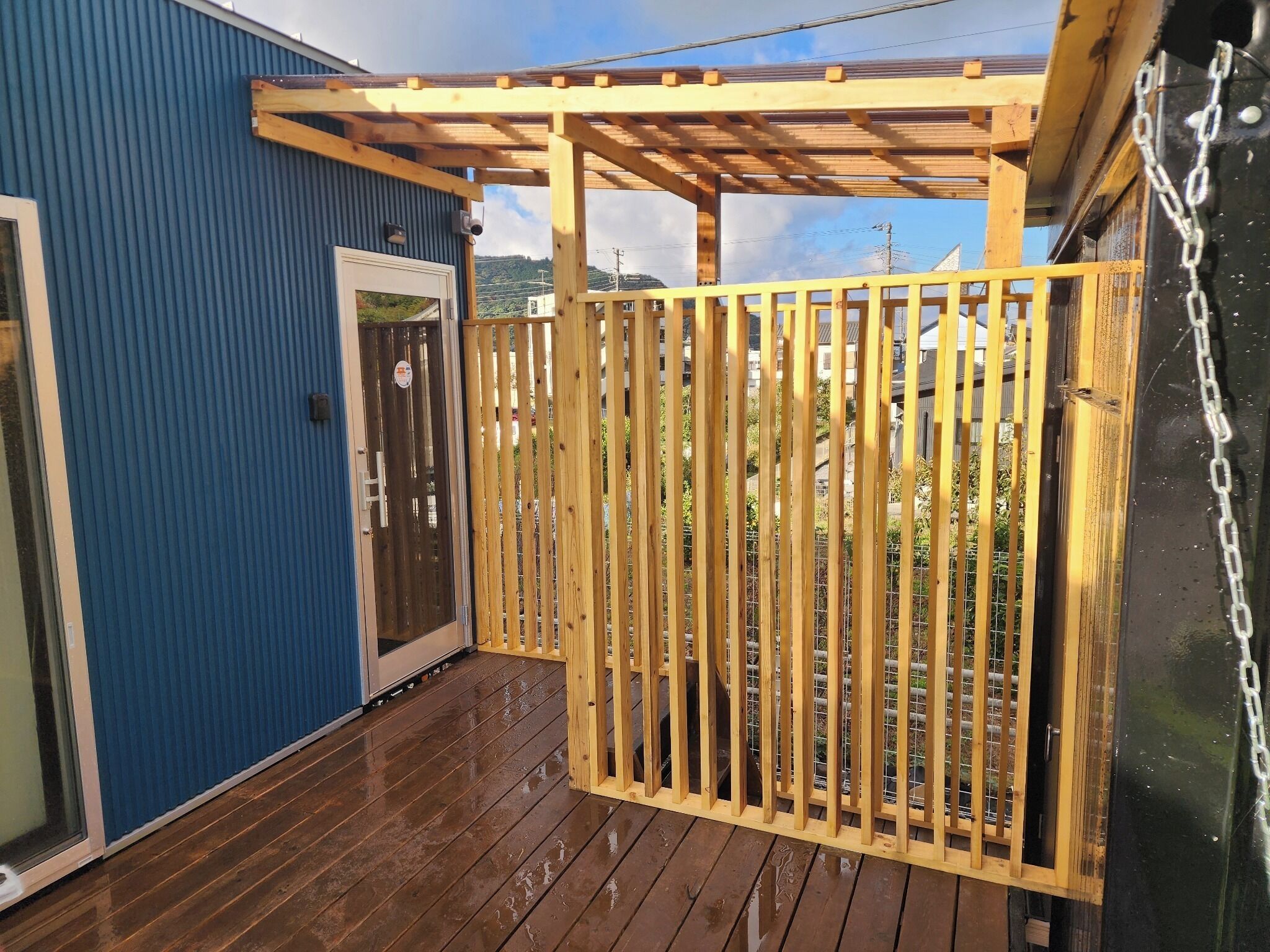 Enceinte de l’hébergement