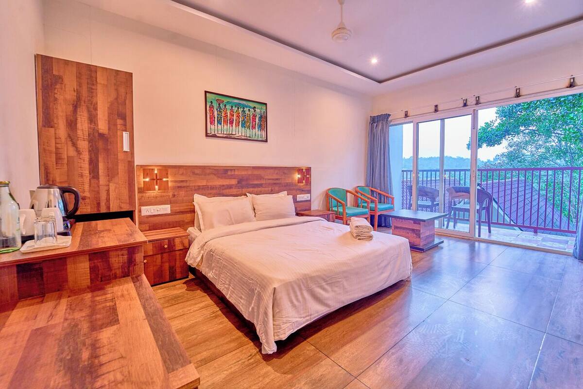 Kahden hengen premium-huone, parveke, vuoristonäköala